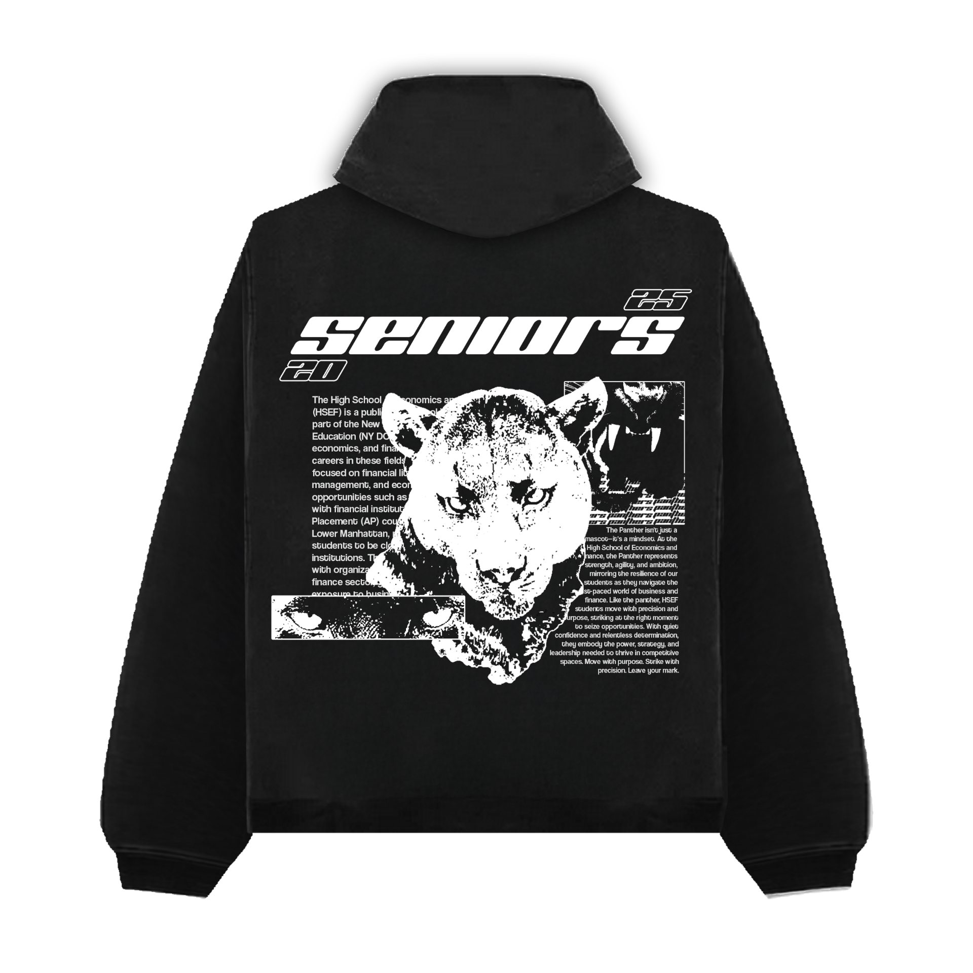 Seniors Hoodie / Back Flat