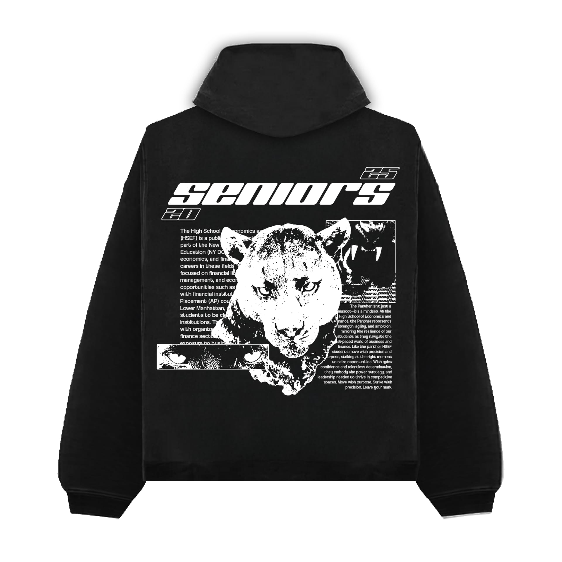 Seniors Hoodie / Back Flat